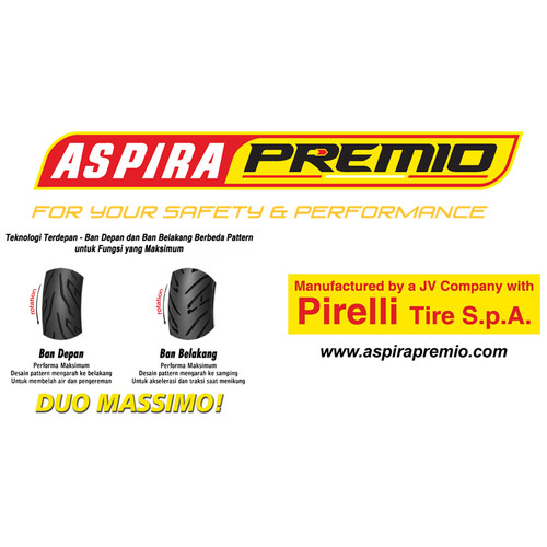 Aspira Premio Sportivo 160/60-17R Tubeless (Rear) (01-SPO-TL160/6017R)