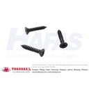 Tapping Screw FH #6 x 1" (hitam) | Sekrup - 1000 pcs