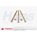 Baut & Mur 4.6 kuning M12 x 80 - P1.25, HALF