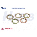 Internal Toothed Washer / Ring Matahari M5 - kuning