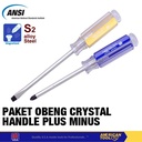 American Tool Paket Obeng Crystal Handle PH3 & SL8 (S2) 200mm