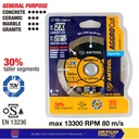 AMTOOL Diamond wheel 4" (105mm) Aggro Cut  Mata Pisau potong 8959357