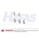 Grease Nipple STRAIGHT (lurus) 1/2" - putih, ECERAN