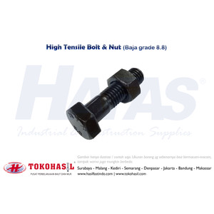 Baut & Mur Baja_ HT B/N 8.8 M16x280 - P2.00, Half