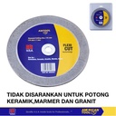 Mata Gerinda potong batu Flexi cut 175mm X 1mm American Tool 8958263