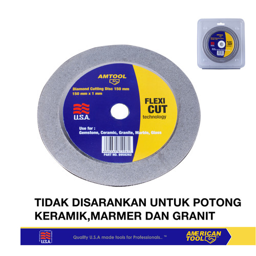 Mata Gerinda potong batu Flexi cut 150mm X 1mm American Tool 8958262