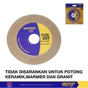 Mata Gerinda potong batu Flexi cut 100 X 0.8mm American Tool 8958260