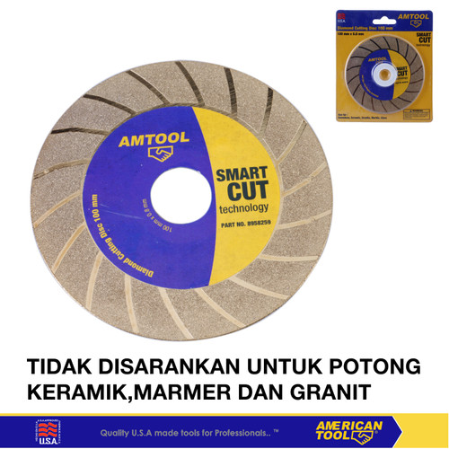 Mata Gerinda potong batu 100 X 0.8mm American Tool 8958259