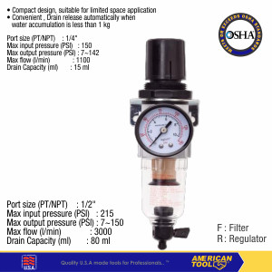 FR Single 2 Function 1/4 inch American Tool 8958011