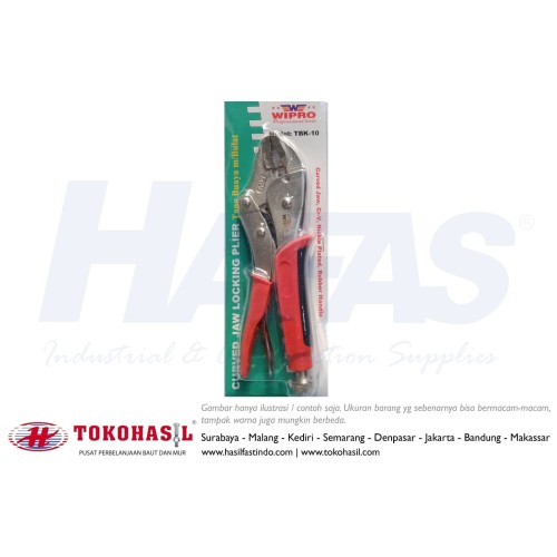 Tang Buaya M / Bulat 10" inch - WIPRO