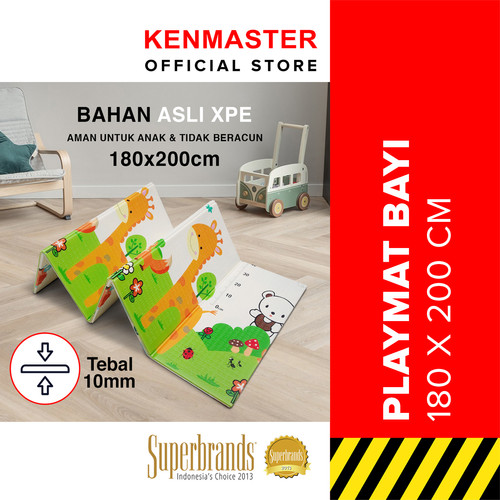 Kenmaster Playmat KM-180 / Matras Lipat Baby / Karpet Anak / Playmate XPE - OL102