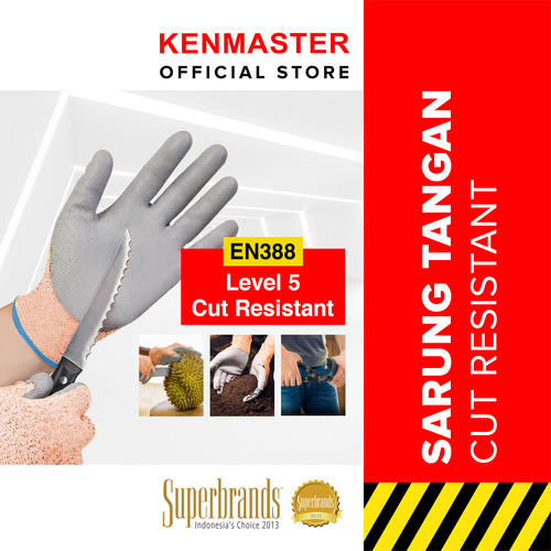 Gunter Sarung Tangan Cut Resistant TR-551 - Sarung Tangan Pelindung Sarung Tangan Safety Sarung Tangan Kerja Gloves Sarung Tangan Anti Potong