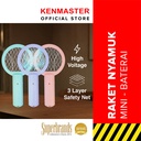Kenmaster Raket Nyamuk Baterai Mini KM-621 / Raket Serangga / Raket Lalat / Raket Portable - Mosquito Killer - Pembasmi Serangga