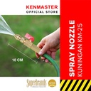 Kenmaster Semprotan Nozzle KM-25 / Semprotan Air Lurus Kuningan