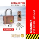 Kenmaster Gembok BRONZE 60MM - KM-118 RB ROSEGOLD / Gembok Anti Maling / Gembok Pagar Kunci Gembok - GMBK121'