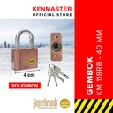 Kenmaster Gembok BRONZE 40MM - KM-118 RB ROSEGOLD / Gembok Anti Maling / Gembok Pagar Kunci Gembok - GMBK119'