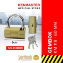 Kenmaster Gembok Hammer 60MM - KM-119 / Gembok Anti Maling / Gembok Pagar Kunci Gembok - GMBK113'