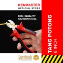 Kenmaster Tang Potong 6 Inch Gagang Merah / Tang Gunting Kabel / Tang Potong Kabel / Tang Potong Kawat - TGPT031