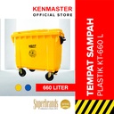 Kent Tempat Sampah Plastik KT-660 L / Tong Sampah