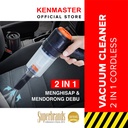 Kenmaster Vacum Cleaner Portable 2 IN 1 KM-2037 Wireless / Penyedot Debu Rumah & Mobil