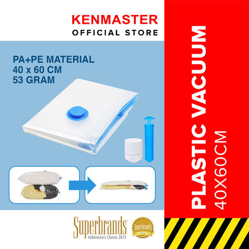 Plastik Vacum 40X60 CM / Vacum Pakaian Traveling 1 PCS