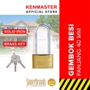 Kenmaster Gembok 40MM 3 Key Panjang Gembok Anti Maling Gembok Pagar Kunci Gembok
