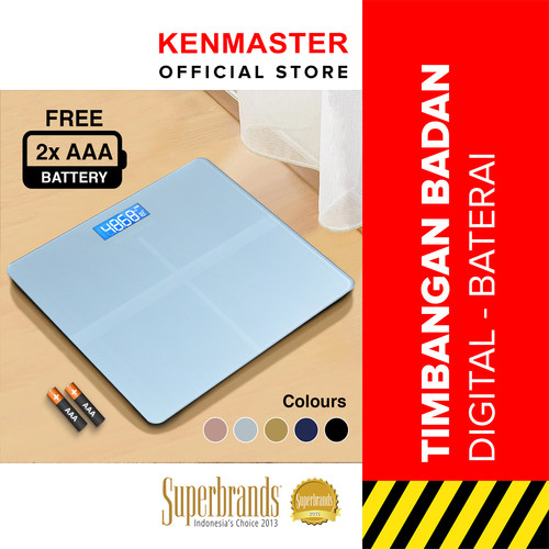 Timbangan Badan Digital Baterai - 5 Warna Max 180KG FREE BATERAI - OL0