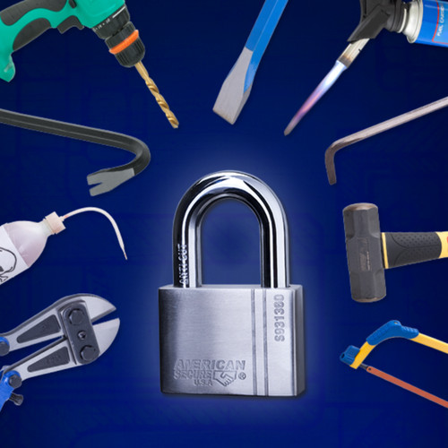 Gembok American Secure Master Key 60mm Gen 4 isi 5 Pcs S931360MK5