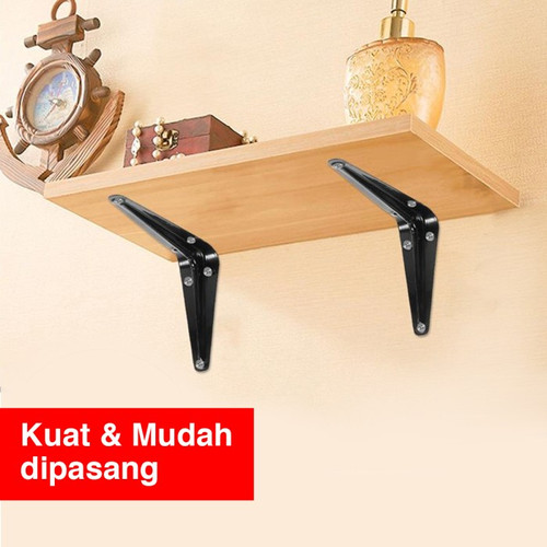 Kenmaster Siku Rak 6 X 8 CM - 1 set isi 2 PCS - SKRK033 Siku Penyangga - SKRK033