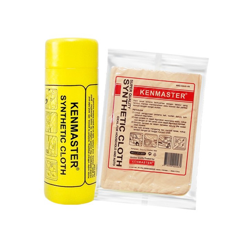 GROSIR - 1 DUS LAP PLAS CHAMOIS YELLOW BOX KENMASTER ISI 100 PCS