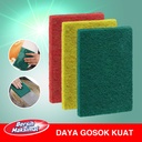 Kenmaster Busa Pad KM-03 ISI 3 PCS / Busa Spons Cuci Piring / Pad Sponge / Sabut Spons - BUSA055