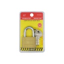 Kenmaster Gembok Komputer Pendek 50MM CK-50S KEY S / Gembok Komputer Key Kuning / Gembok Leher Pendek / Gembok Anti Maling- GBCO010