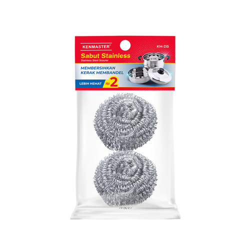 Kenmaster Sabut Cuci Piring ISI 2 PCS - Swash Scourer Brush Refill / Sikat Cuci Piring - SBT003