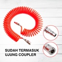 Kenmaster Selang Angin Spiral Kompresor 9 Meter KM-1255 Hose / Selang Air / Recoil Air - SLNG197