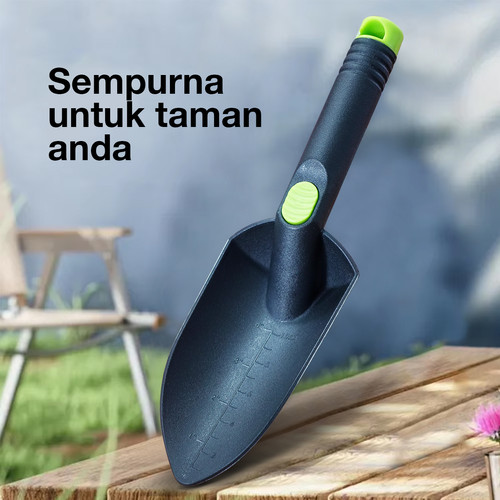 Kenmaster Alat Kebun - Sekop Hitam Plastik / Skop Berkebun / Garden Tool / Sekop Berkebun / Garden Tools / Alat Berkebun