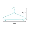 Kenmaster Gantungan Baju + Hook isi 8 Pcs  / Hanger KM-1668 Dengan Cantolan -1 Set - ISI 8 PCS - GANT098