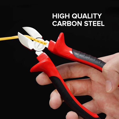 Kenmaster Tang Potong 6 Inch Gagang Merah / Tang Gunting Kabel / Tang Potong Kabel / Tang Potong Kawat - TGPT031