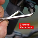 Kenmaster Kunci L Chrome 10 Pcs / Set - KNCL001