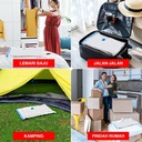 Plastik Vacum 40X60 CM / Vacum Pakaian Traveling 1 PCS