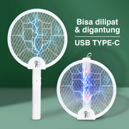 Kenmaster Raket Nyamuk Rechargeable USB + UV KM-623 / Raket Nyamuk Cas Serangga / Raket Serangga / Raket Lalat - Mosquito Killer / Pembasmi Serangga