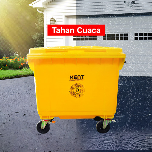 Kent Tempat Sampah Plastik KT-660 L / Tong Sampah