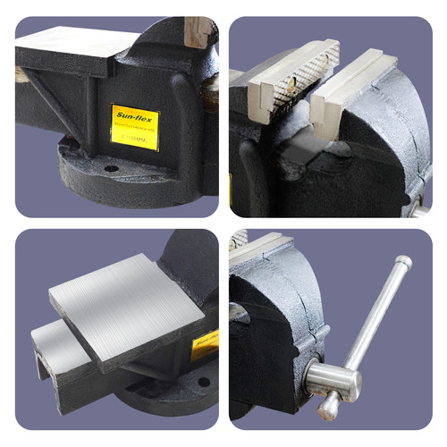 Sunflex Catok Paron 8 Inch - 57kg - Catok Clamp Catok Meja Bench Vise Catok Jepit