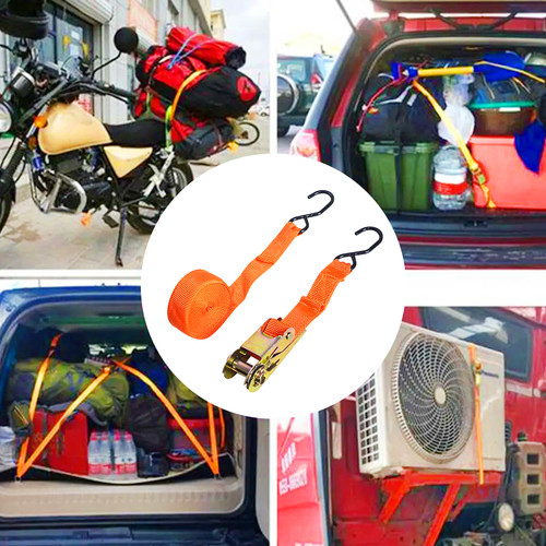 Kenmaster Tali Pengikat Barang KM-151 1 IN X 5 METER / Ratchet Tie Down TMBG036