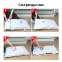 Plastik Vacum 40X60 CM / Vacum Pakaian Traveling 1 PCS