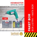 Kenmaster Bor Listrik 10MM & Mata Bor Fisher C3001 - BUND-0020