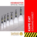 Kenmaster Kape Cat Stainless Steel Gagang Plastik KM-1002 Kape Dempul Kape Stainless - 1,5 INCH