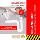 Kenmaster Selang BCP CESS 1,5 Inch + Head - SLNG129 / Selang Sink / Selang Afur / Selang Cuci Piring / Selang Wastafel / Selang Bak Cuci Piring