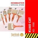 Xander Kuas Cat Tembok Kuas 1 / 2 / 2,5 / 3 / 4 / 5 Inch Gagang Plastik XD-1198