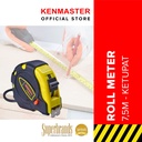 Kenmaster Roll Meter Karet Ketupat 7.5 Mtr - Meteran - RLMT036