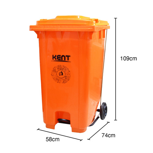 Kent Tempat Sampah Plastik KT-240 U / Tong Sampah Taman / Tong Sampah Besar / Tong Sampah Jumbo